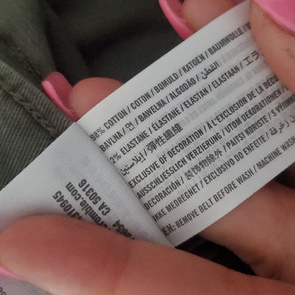 ABERCROMBIE & FITCH ARMY GREEN SKIRT - Picture 7 of 7